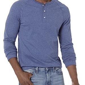Amazon Essentials Men's Slim-Fit Long-Sleeve Henley Shirt